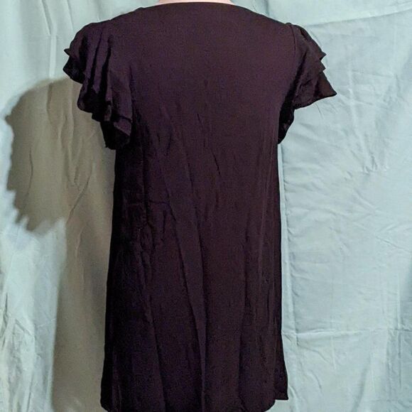 🆕NWT VERY J BLACK LATTICE FRONT DRESS (FULLY LINED) - MEDIUM - Picture 3 of 7